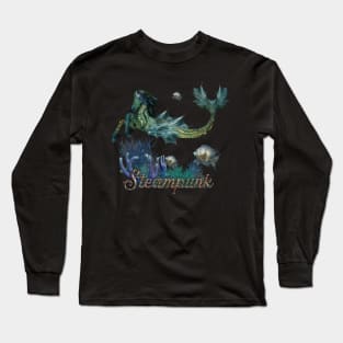 Awesome steampunk seahorse Long Sleeve T-Shirt